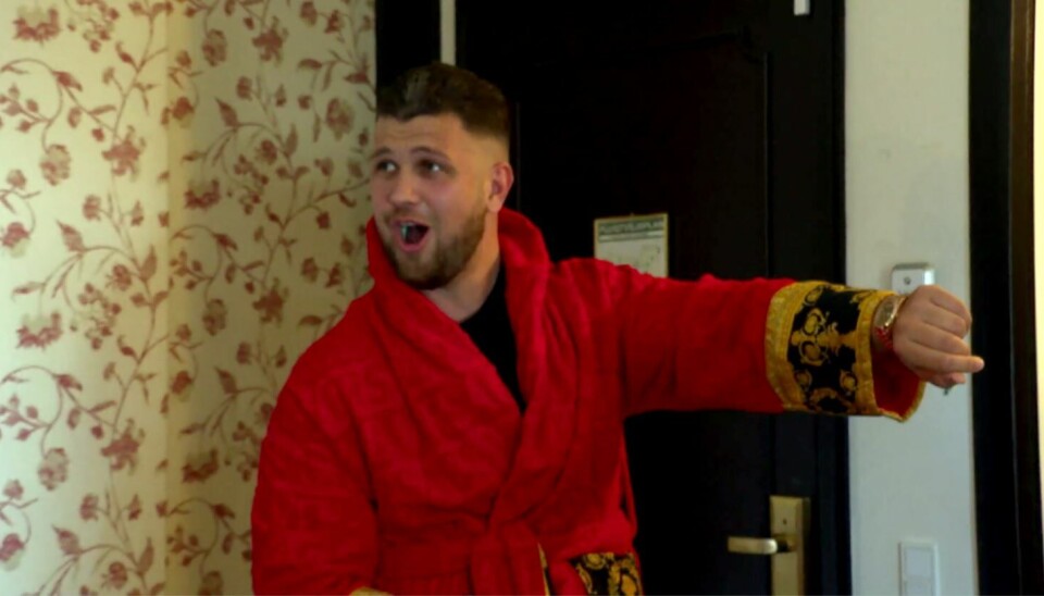 Der var romantisk overraskelser for brudeparret. (Foto: TV3)