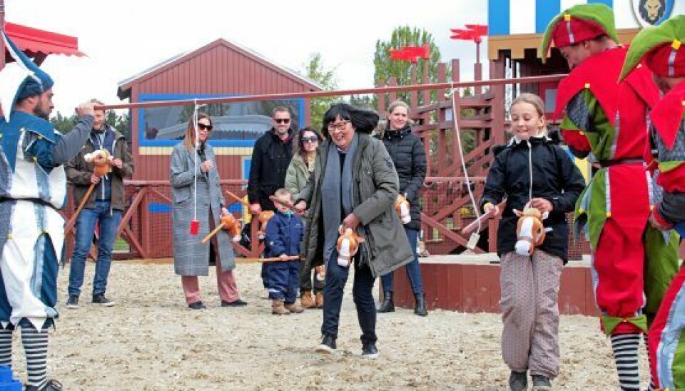 Rosa giver den gas (Foto: Niels Henrik Dam)