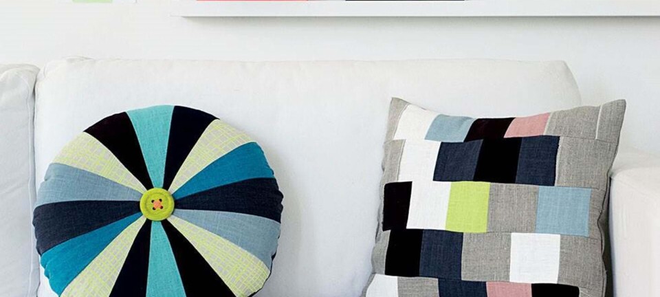 Patchwork på den nye måde - puder