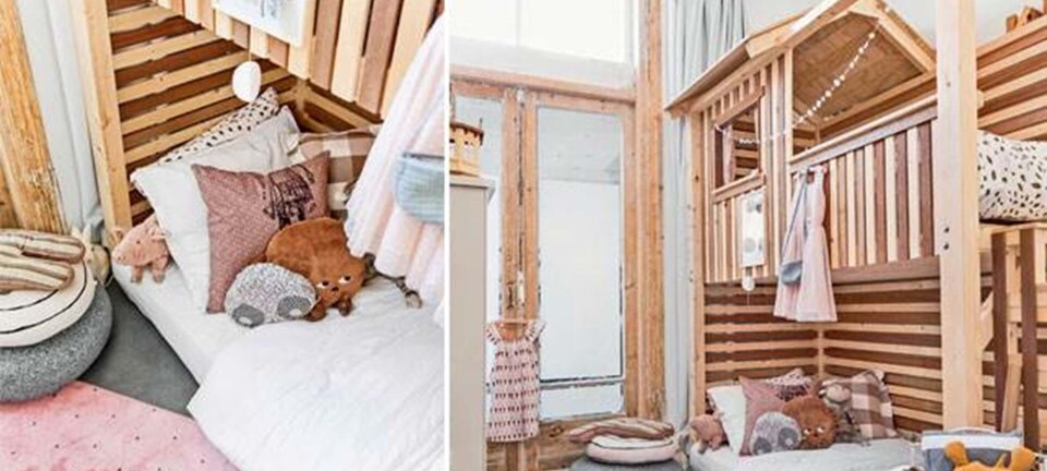 Børneværelse: Værelset med det fantastiske træhus