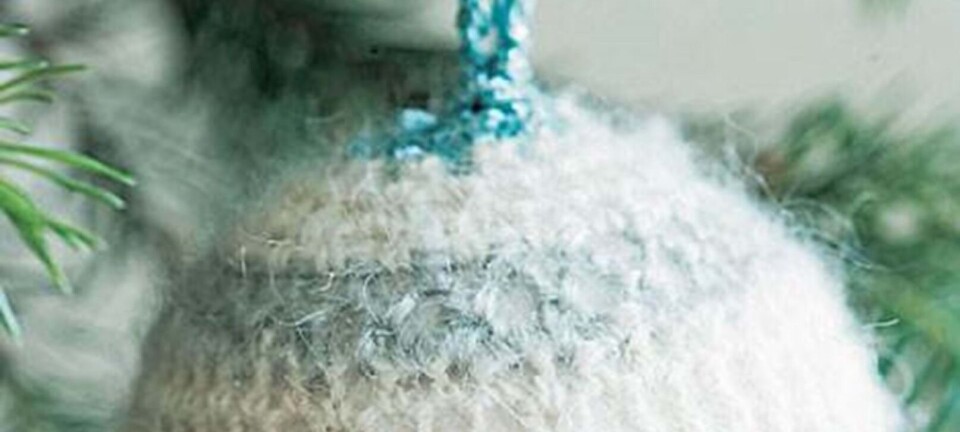 Flot hæklet julekugle