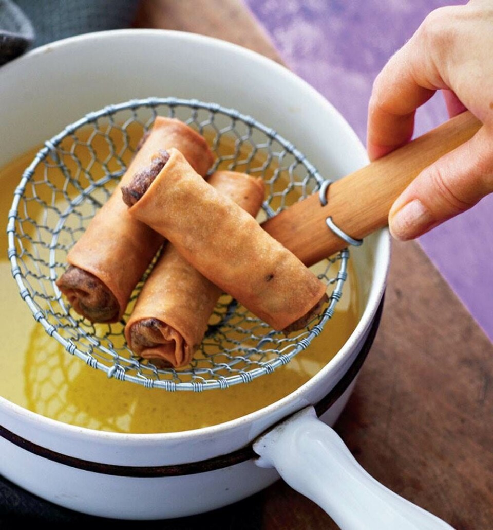 Thai forårsruller: Sådan laver du dem selv