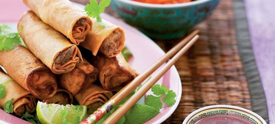 Thai forårsruller: Sådan laver du dem selv