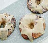 Ovnbagte doughnuts med chokolade