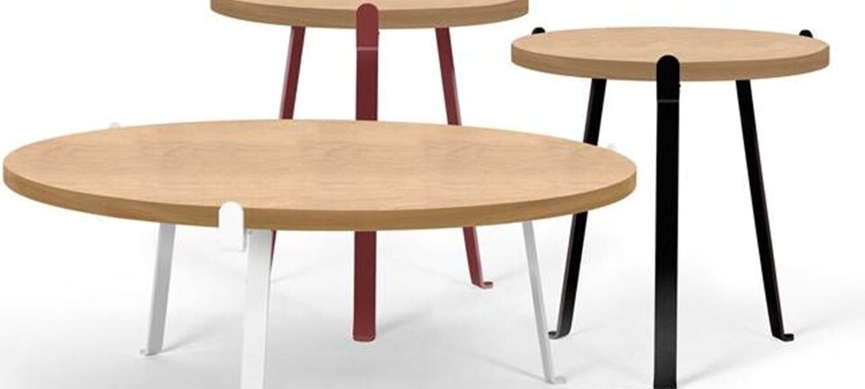 Serie af borde fra dansk firma lanceres nu med 'skandinavisk præg'