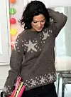 Sweater med stjerner
