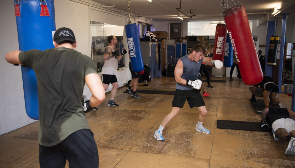 Stjernebokserne til træning (Foto: Anthon Unger)