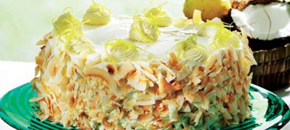 Kokoskage med citron