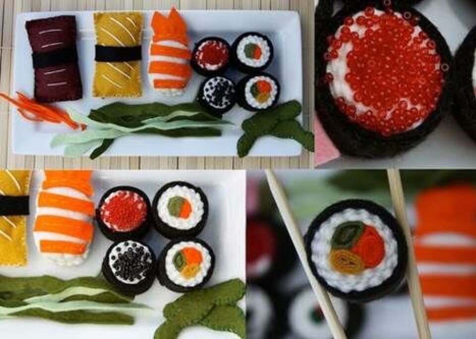 lav selv legemad - sushi