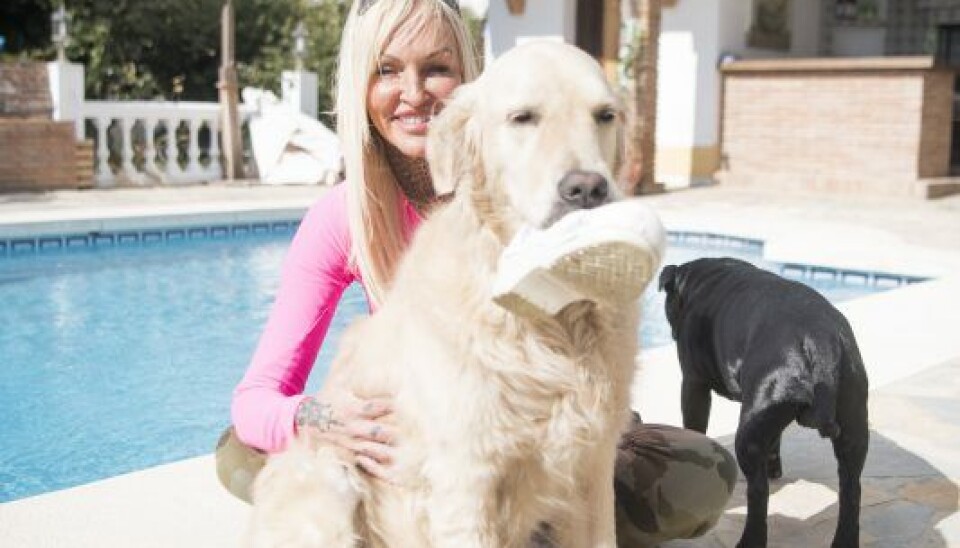 Linse sammen med Jytte og Cino (Foto: Anthon Unger)