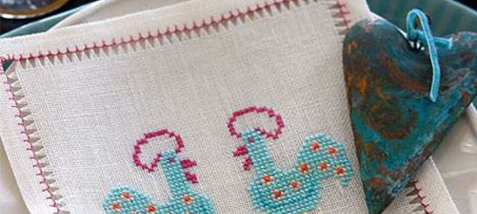 Dug og mellemlægsserviet med haner