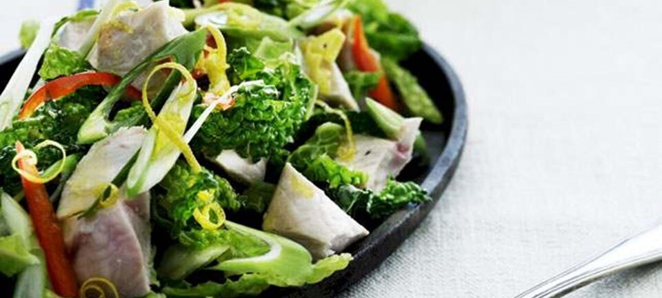 Savoykål med kalkun, chili og citron