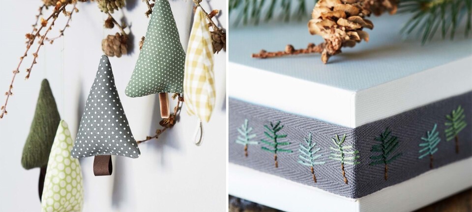 Sy og brodér: Juletræer i nye former