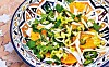 Appelsinsalat med bladselleri & peberfrugt