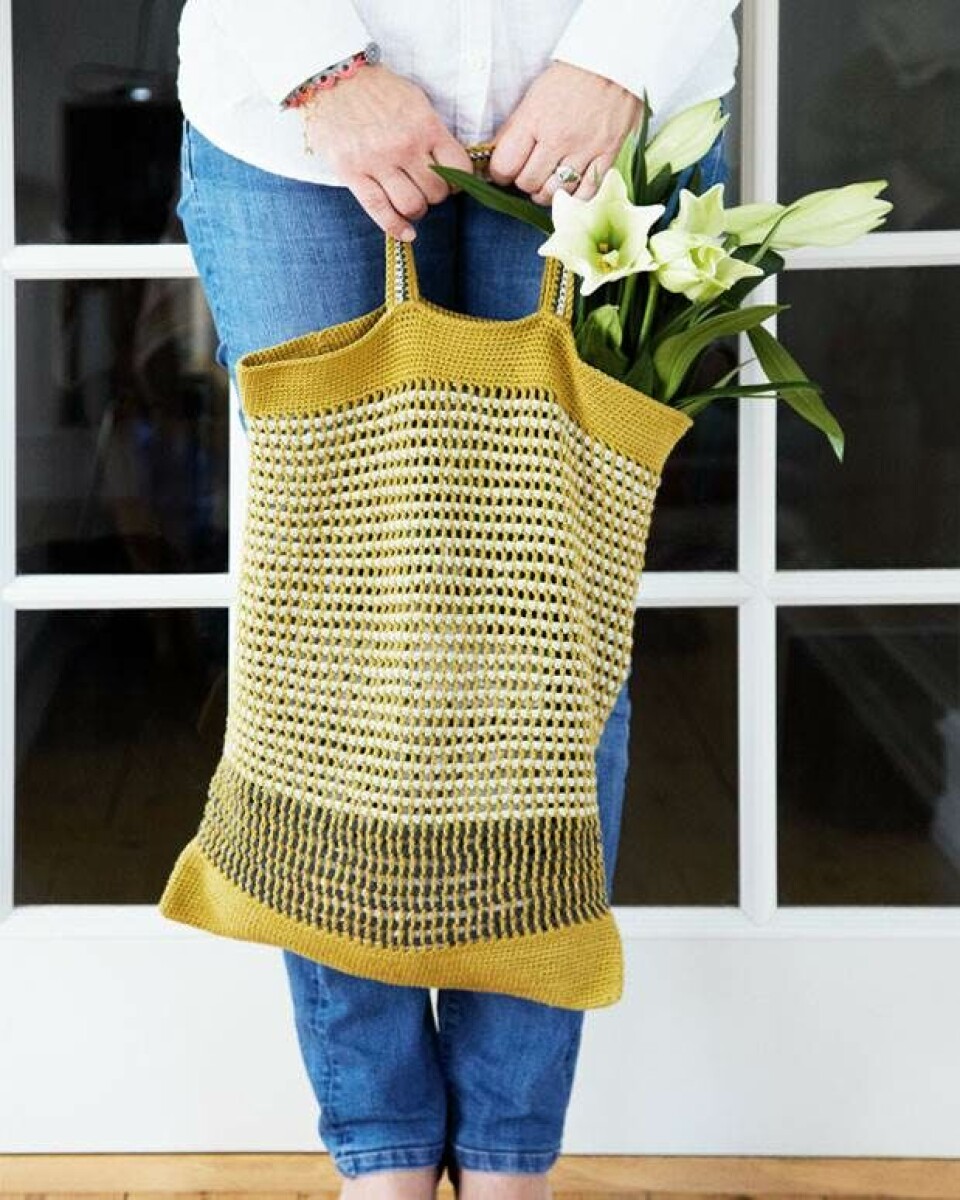 Hæklet totebag