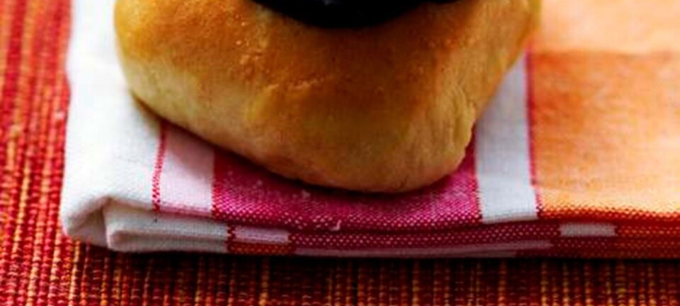 Klassisk fastelavnsbolle med creme