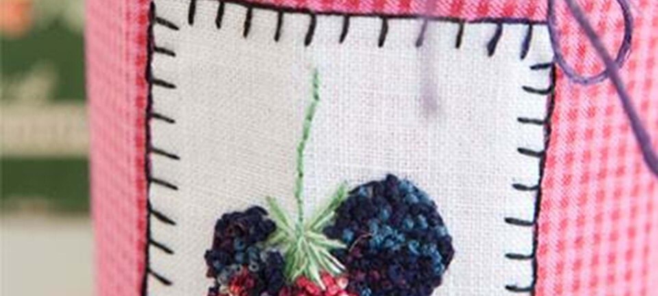 Brodér betræk til dine syltetøjsglas