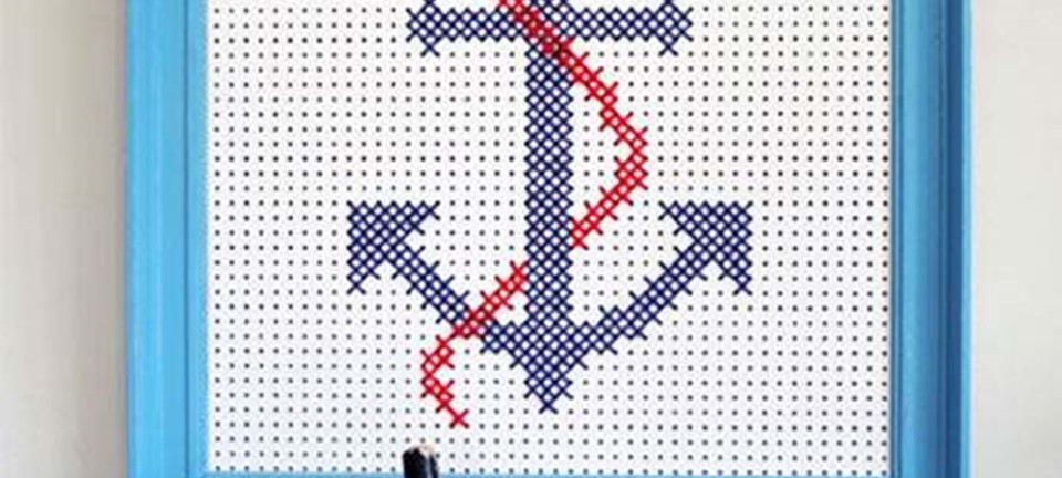 Brodér Korssting i str. XL