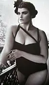 “Plus-size” model Crystal Renn kritiseret for at tabe sig