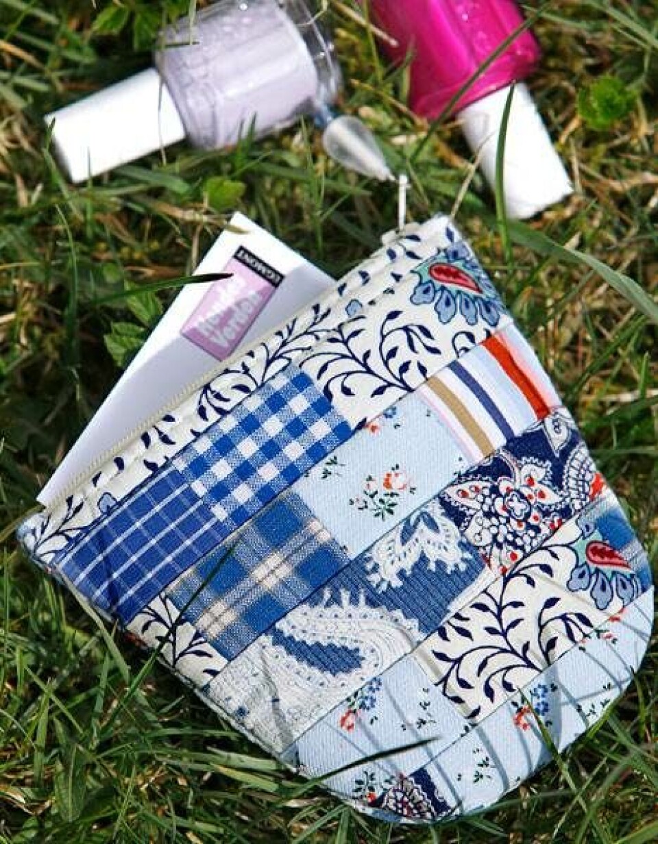 Lav en flot sommertaske og pung i patchwork