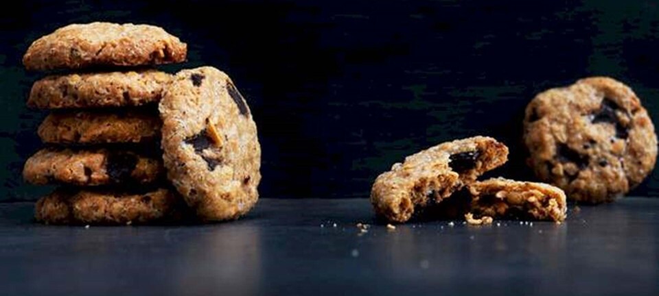 Peanutcookies med mørk chokolade og havsalt