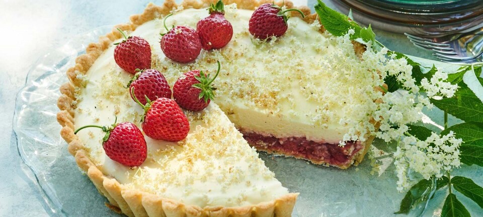 Smuk hyldeblomsttærte