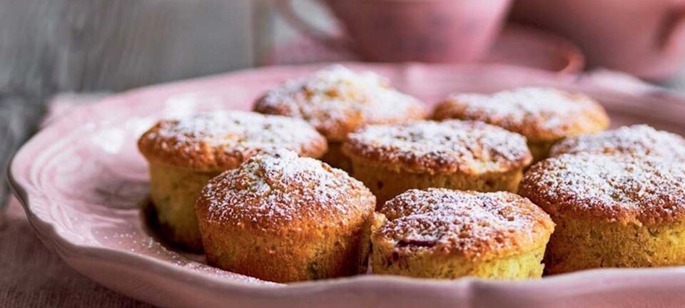 Nemme & lækre rabarbermuffins