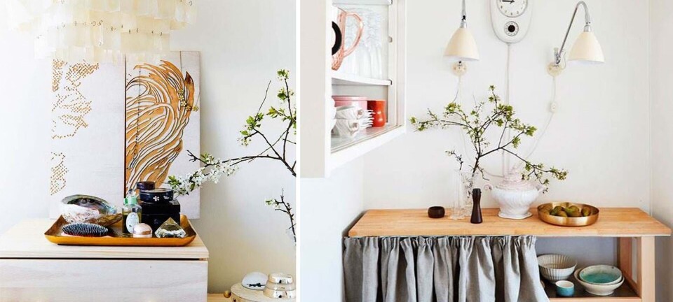 Feminin elegance og godt design er de ord, der kendetegner sko-designerens smukke hjem