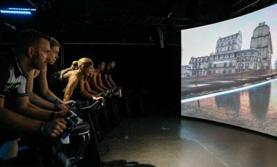 Virtual spinning Les Mills