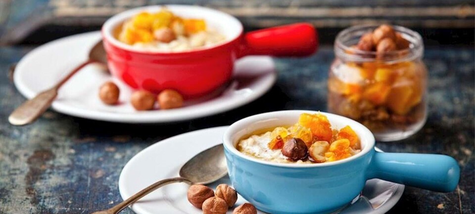 Risengrød med tørret frugt