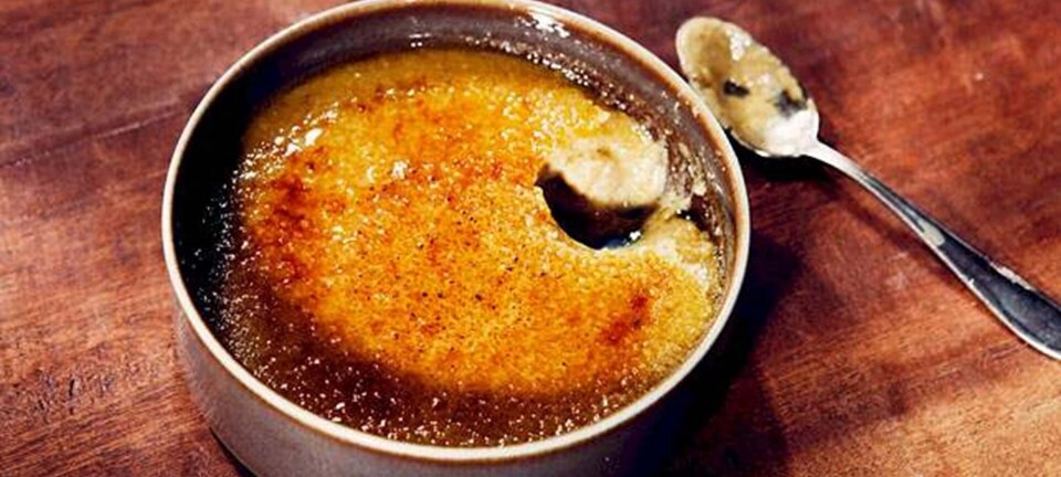 Crème brulee med lakrids