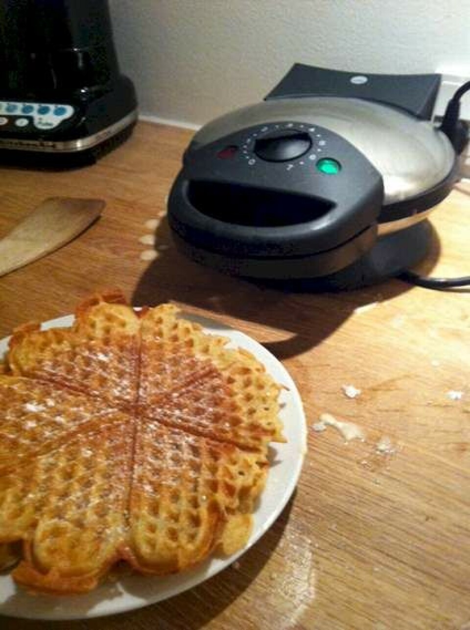 Madredaktøren tester vaffeljern