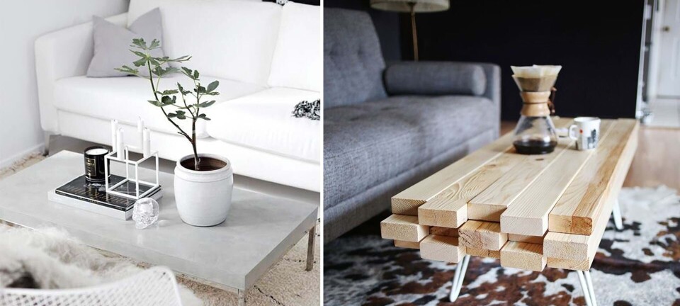 DIY: Lav dit eget sofabord