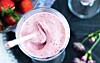 Jordbær milkshake