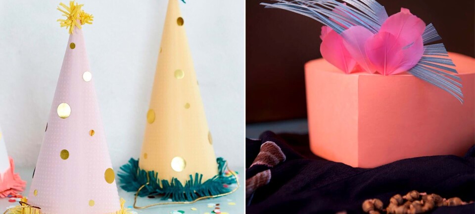 7 festlige nytårshatte du selv kan lave