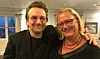 Katja Iversen og Bono.