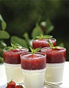 Panna Cotta med jordbær
