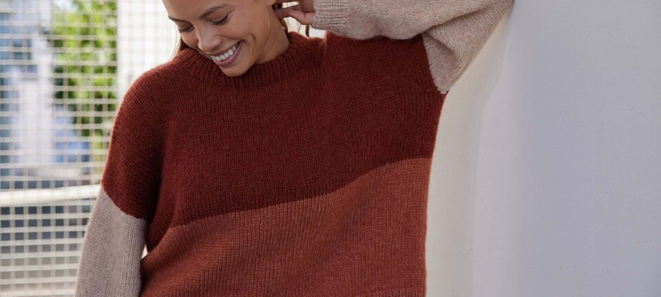 Strik selv: Oversize sweater i tre farver