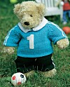 Sejt fodboldtøj til build-a-bear