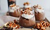 Chokolademousse med Baileys salted caramel & karamelpopcorn