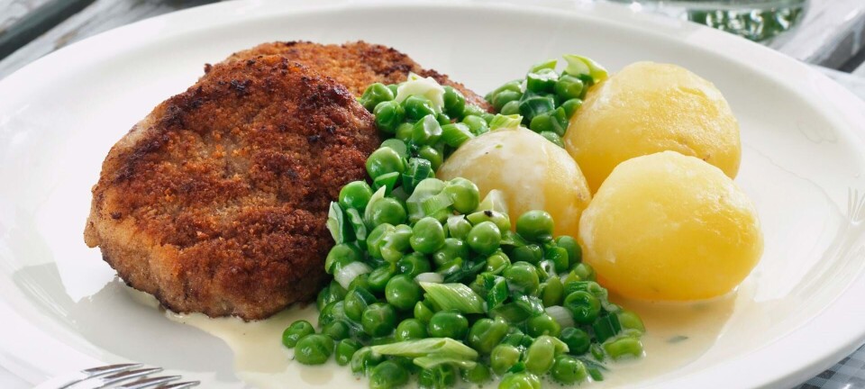 Den bedste mormormad: Krebinetter med flødestuvede ærter