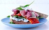 Sandwich med grillet peber & ricottacreme