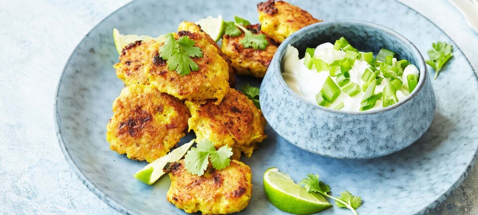 Indiske frikadeller med raita