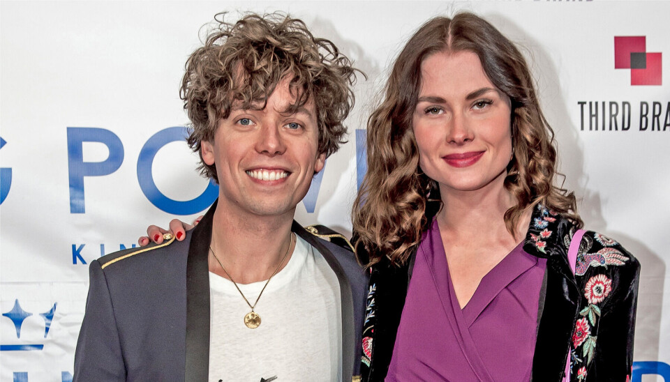 Mads Langer og konen Julie Lillelund (Foto: Michael Stub)