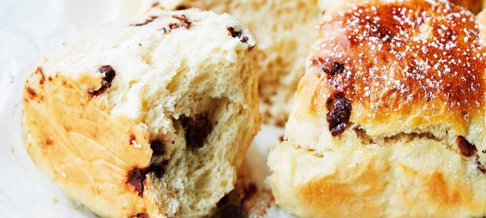 Chokoladeboller - bagt som brydebrød