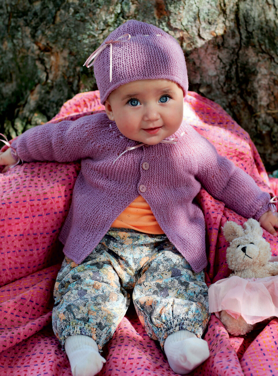 Oldemorbabytrøje og hue