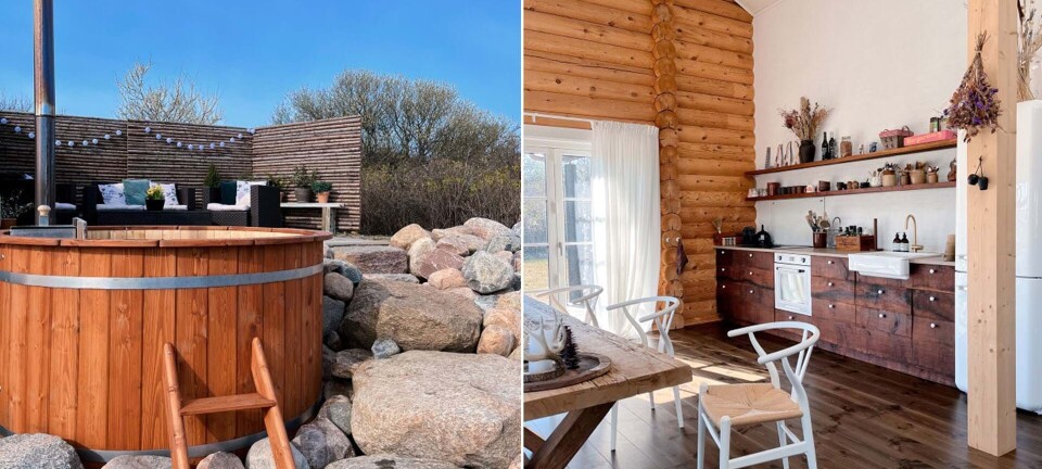 Dansk par savnede Schweiz: Nu har de bygget unikt bjælke-sommerhus i alpestil i Sjællands Odde