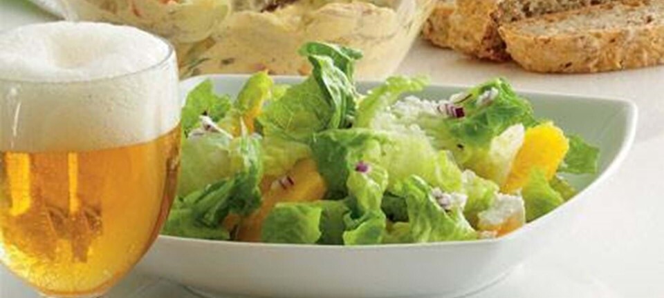 Hjertesalat med appelsin og feta