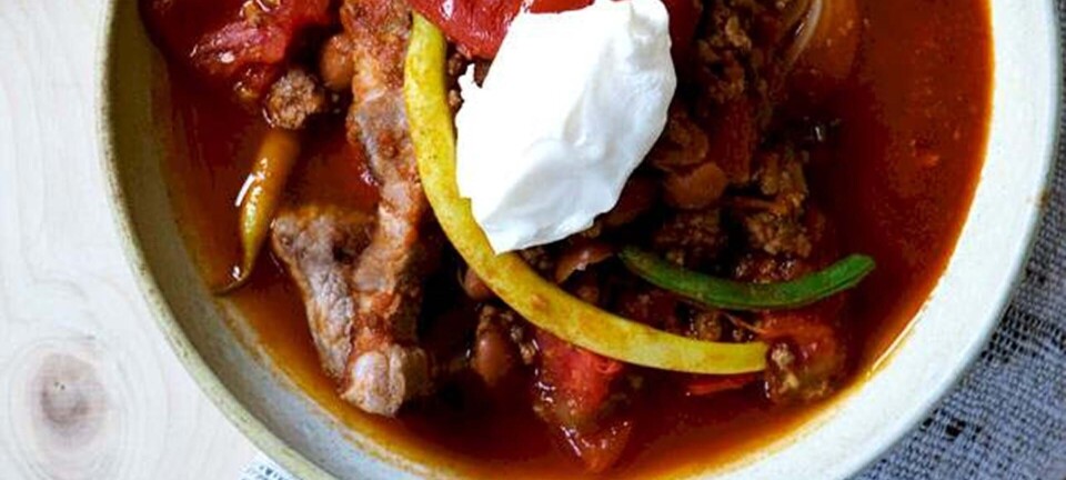 Chili con carne med friske bønner