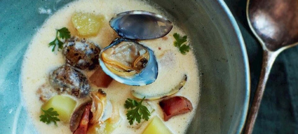 Chowder med muslinger